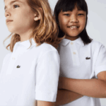 Lacoste polo regular fit petit piquet crianças branco 001 88BL3000 - Image 2