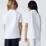 Lacoste polo regular fit petit piquet crianças branco 001 88BL3000 - Image 3