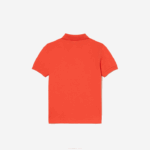 Lacoste polo regular fit petit piquet crianças laranja 02k 88BL3007 - Image 4