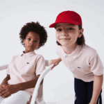 Lacoste polo regular fit petit piquet crianças rosa claro 88BL3122