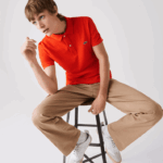 Lacoste polo slim fit L.12.12 original homens vermelho 3b2 88BL702