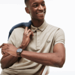 Lacoste polo smart paris em piquê de algodão elástico homens bege ae0 88BL79 - Image 3