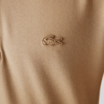 Lacoste polo smart paris manga longa em piquê de algodão elástico homens bege 02s 88BL1297 - Image 7