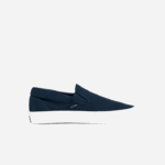 Lacoste pular sacar tela escorregar homens marinho e branco 092 88BL1872