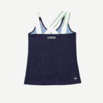 Lacoste regata esportiva justa mulheres azul marinho branco 2hc 88BL2594 - Image 2