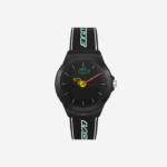 Lacoste relógio de pulseira de silicone preto neocroc homens preto 000 88BL2350