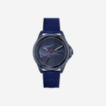 Lacoste relógio de silicone azul le croc 3 mãos homens azul 000 88BL2298