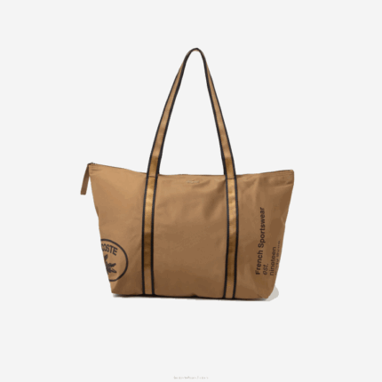 Lacoste saco de compras dobrável mulheres frondoso noir l20 88BL2826