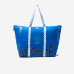 Lacoste saco de fim de semana dobrável mulheres marina allover l09 88BL2850 - Image 2