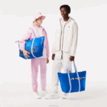 Lacoste saco de fim de semana dobrável mulheres marina allover l09 88BL2850