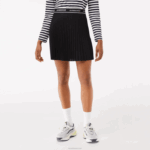 Lacoste saia plissada cintura elástica mulheres preto 031 88BL2352 - Image 2