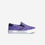 Lacoste salto servir têxtil deslizamento bebês roxo branco 84x 88BL2969