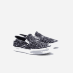 Lacoste salto servir têxtil deslizamento crianças preto e branco 312 88BL3234 - Image 2