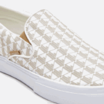 Lacoste salto servir têxtil deslizamento homens off white & white 03a 88BL1855 - Image 5