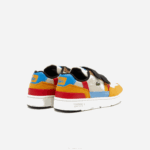 Lacoste sapatos sintéticos de inverno t-clip ao ar livre crianças off white & amarelo ht3 88BL3303 - Image 3