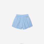 Lacoste shorts com estampa de monograma mulheres hbp azul 88BL2458 - Image 2