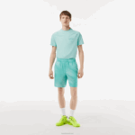 Lacoste shorts esportivos homens verde claro amarelo h0u 88BL11