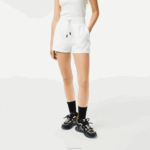 Lacoste shorts lisos mulheres branco 001 88BL2445 - Image 2
