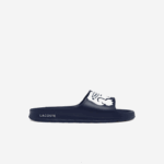 Lacoste slides sintéticos croco 2.0 homens marinho e branco 092 88BL1755