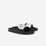 Lacoste slides sintéticos croco 2.0 homens preto e branco 312 88BL1754 - Image 2