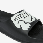 Lacoste slides sintéticos croco 2.0 homens preto e branco 312 88BL1754 - Image 6