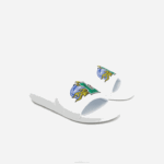 Lacoste slides sintéticos croco homens branco/verde 082 88BL1768 - Image 2