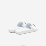 Lacoste slides sintéticos croco homens branco/verde 082 88BL1768 - Image 3
