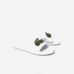 Lacoste slides sintéticos croco homens branco/verde 082 88BL1809 - Image 2