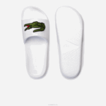 Lacoste slides sintéticos croco homens branco/verde 082 88BL1809 - Image 4