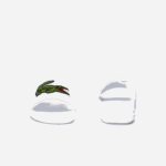 Lacoste slides sintéticos croco homens branco/verde 082 88BL1809 - Image 5