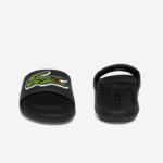 Lacoste slides sintéticos croco homens preto e verde 1b4 88BL1808 - Image 5
