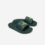 Lacoste slides sintéticos croco homens verde 1m8 88BL1762 - Image 2