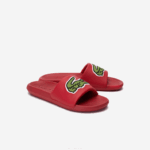 Lacoste slides sintéticos croco homens vermelho verde t2q 88BL1810 - Image 2