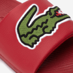 Lacoste slides sintéticos croco homens vermelho verde t2q 88BL1810 - Image 5