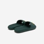 Lacoste slides sintéticos croco mulheres verde 1m8 88BL2758 - Image 3