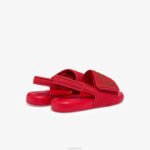 Lacoste slides sintéticos de alça l.30 bebês vermelho verde t2q 88BL2971 - Image 3