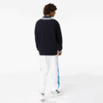 Lacoste suéter de distintivo cômico homens preto/branco 88BL1378 - Image 3