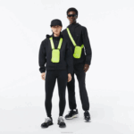 Lacoste suporte de smartphone com alça de logotipo mulheres limão k83 88BL1996