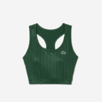 Lacoste sutiã esportivo impresso mulheres verde d1r 88BL2577 - Image 5