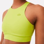 Lacoste sutiã esportivo sem costura mulheres amarelo 90v 88BL2550 - Image 2
