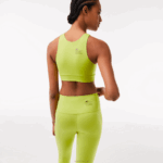 Lacoste sutiã esportivo sem costura mulheres amarelo 90v 88BL2550 - Image 3