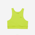 Lacoste sutiã esportivo sem costura mulheres amarelo 90v 88BL2550 - Image 4