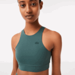Lacoste sutiã esportivo sem costura mulheres verde 5hx 88BL2549 - Image 2