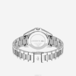 Lacoste swing relógio de aço inoxidável de 3 mãos mulheres cinza 000 88BL2918 - Image 3