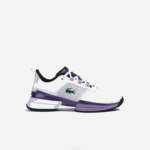 Lacoste Tênis Ag-LT21 Ultra Têxtil mulheres branco e roxo z54 88BL2756