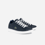 Lacoste tênis carnaby com contraste de cor sintética crianças marinho e branco 092 88BL3256 - Image 2