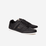 Lacoste tênis chaymon couro e sintético homens preto caqui 2h5 88BL1715 - Image 2