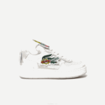 Lacoste tênis de couro ace clip mulheres branco 21g 88BL2703