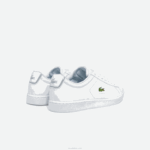 Lacoste tênis de couro carnaby bl homens branco 21g 88BL1817 - Image 3