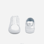 Lacoste tênis de couro carnaby bl homens branco 21g 88BL1817 - Image 5